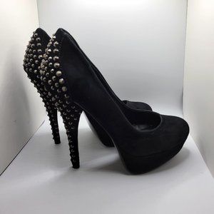 KELSI by Kelsi Dagger STUDDED SUEDE heels - Size 7.5 - NEVER WORN